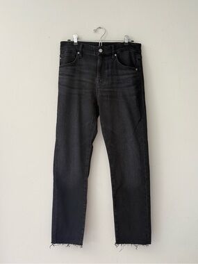 AG Adriano Goldschmied women’s Black Straight Jeans